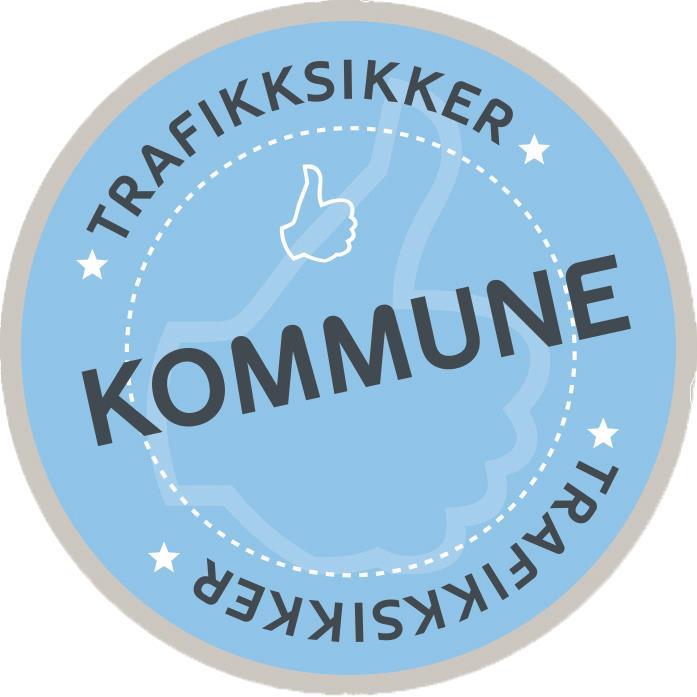 Trafikksikker kommune logo - Klikk for stort bilete