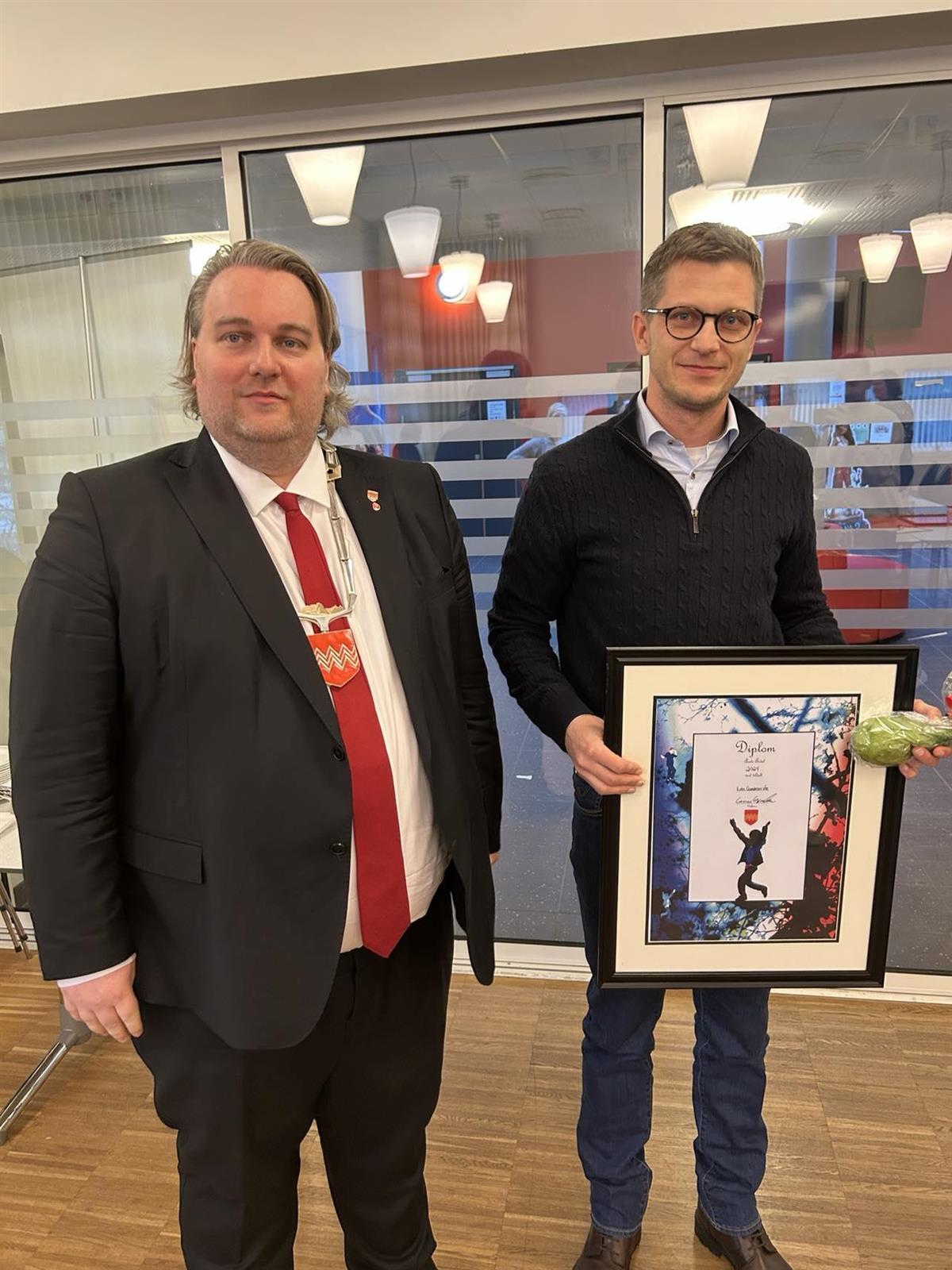 Mottakaren av Årets Årdøl 2024 - Even Gundersen Vee - Klikk for stort bilete